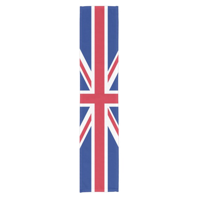 United Kingdom flag Short Table Runner (Front)
