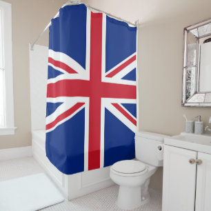 United Kingdom flag Shower Curtain
