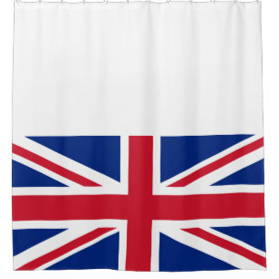 United Kingdom flag Shower Curtain