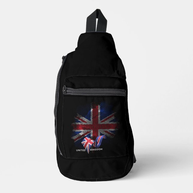 United Kingdom Flag Sling Bag (Front)
