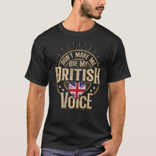 United Kingdom Flag Souvenirs For British Men & Wo T-Shirt
