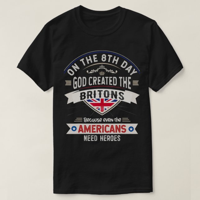 United Kingdom Flag Souvenirs for British Men & Wo T-Shirt (Design Front)