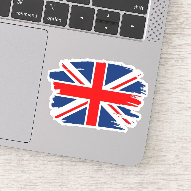 United Kingdom Flag Sticker (Detail)