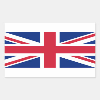 United Kingdom Flag Stickers* Rectangular Sticker
