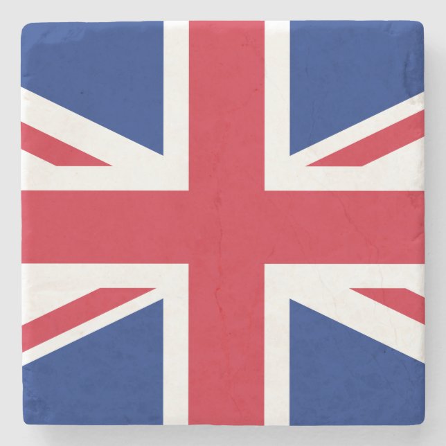 United Kingdom flag Stone Coaster (Front)
