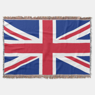United Kingdom flag Throw Blanket