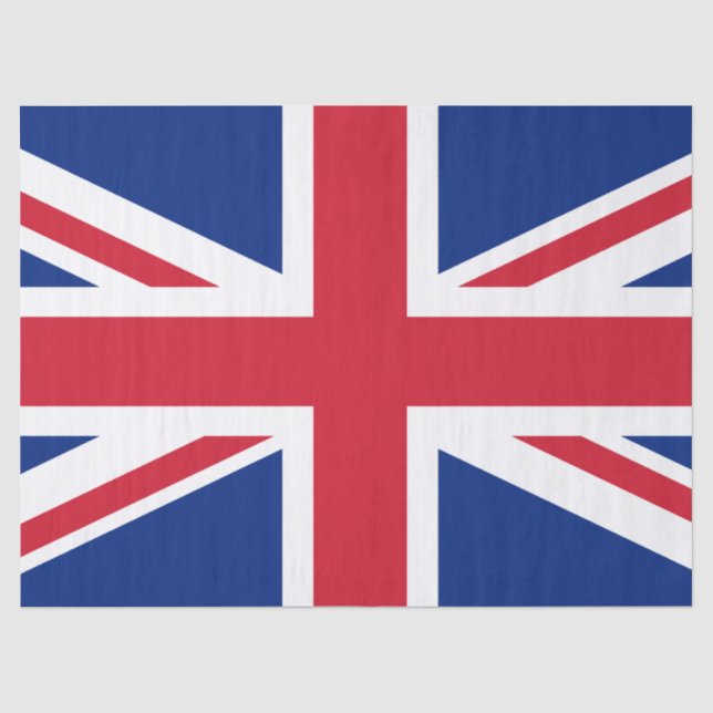 United Kingdom flag Tissue Paper (Front)