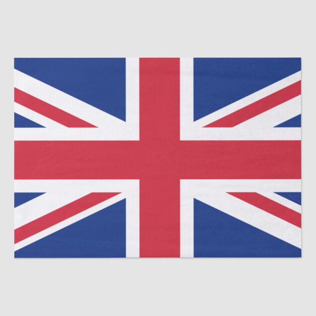 United Kingdom flag Tissue Paper (Front)