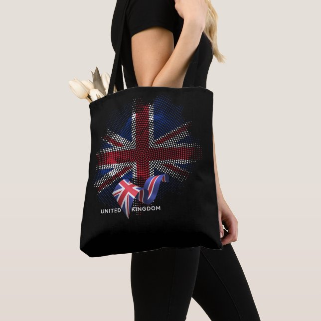 United Kingdom Flag Tote Bag (Close Up)