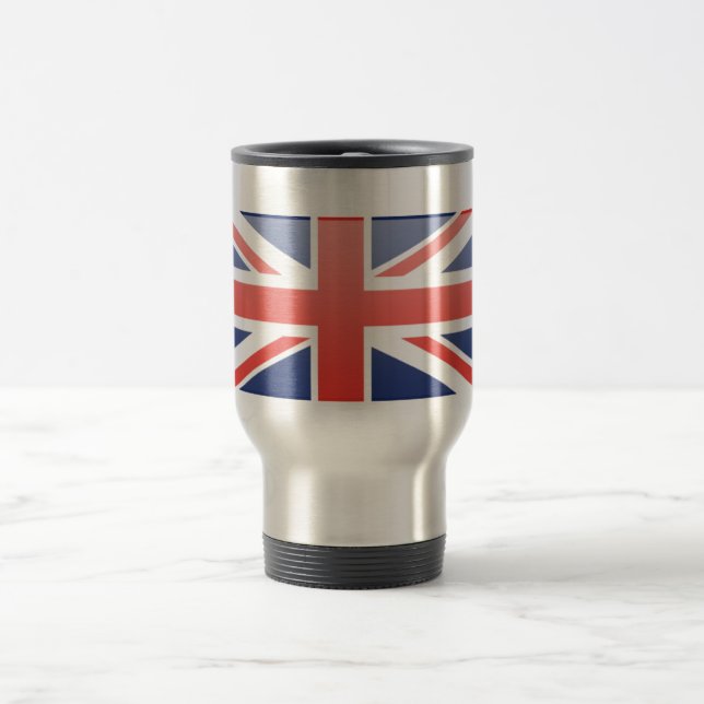United Kingdom Flag Travel Mug (Center)