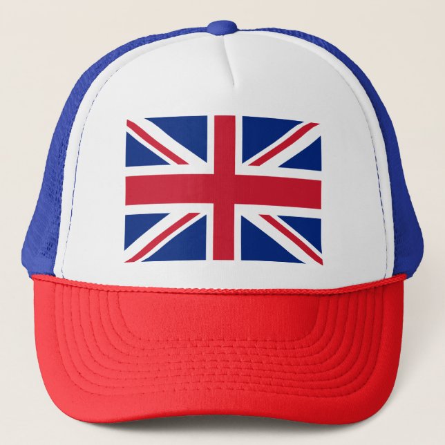 United Kingdom Flag Trucker Hat (Front)