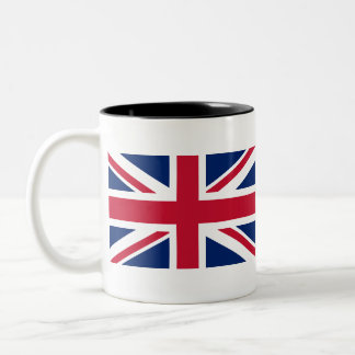 United Kingdom Flag Two-Tone Coffee Mug