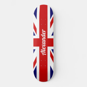 United Kingdom Flag / Union Jack   Personalised Skateboard