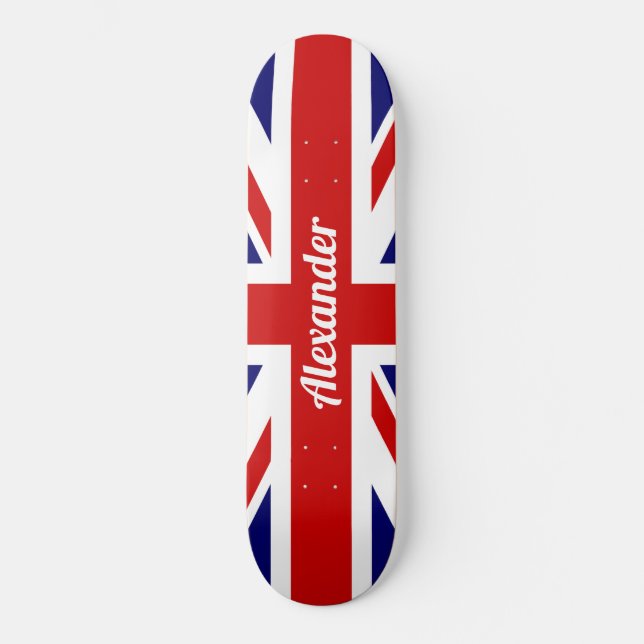United Kingdom Flag / Union Jack | Personalised Skateboard (Front)