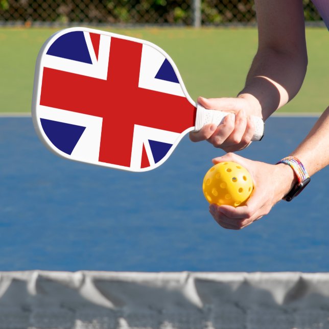 United Kingdom Flag / Union Jack Pickleball Paddle (Insitu)
