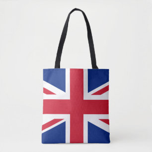 United Kingdom flag Union Jack Tote Bag