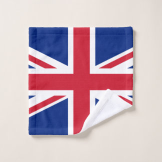 United Kingdom flag Union Jack Wash Cloth
