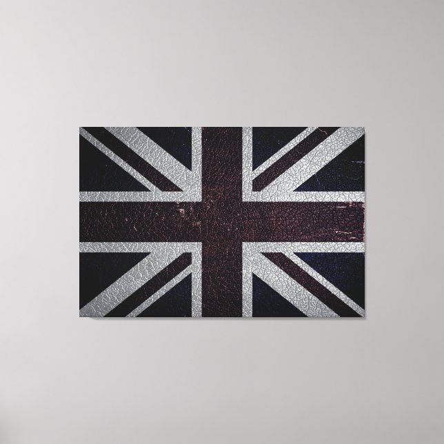 United Kingdom Flag Vintage #4 Canvas Print (Front)