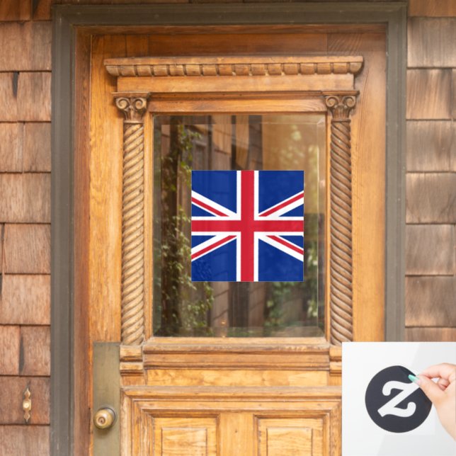 United Kingdom flag Window Cling (Home Door)