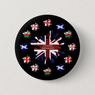 United Kingdom Flags 6 Cm Round Badge