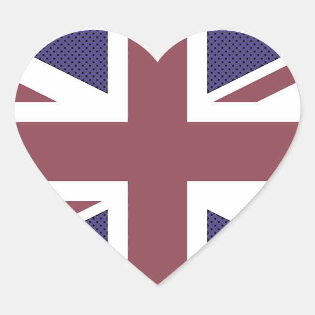 UNITED KINGDOM HEART STICKER (Front)