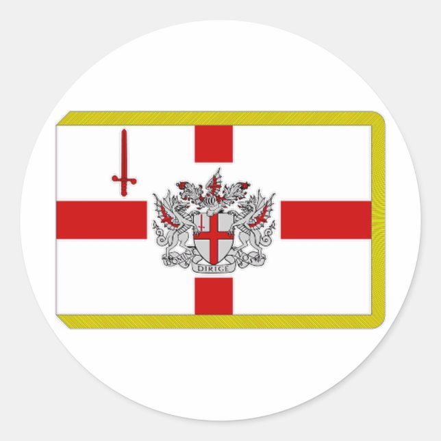 United Kingdom Lord Mayor of the City of London Classic Round Sticker (Front)