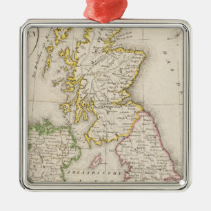 United Kingdom Metal Tree Decoration