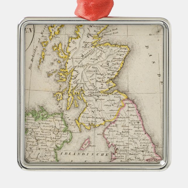 United Kingdom Metal Tree Decoration (Front)