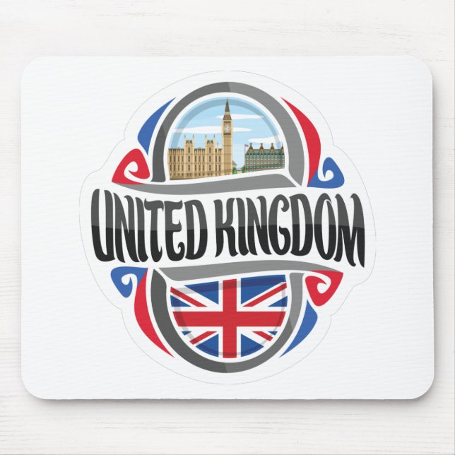 United Kingdom Mouse Mat (Front)