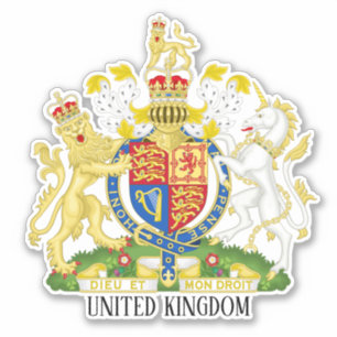 United Kingdom National Coat Of Arms Patriotic