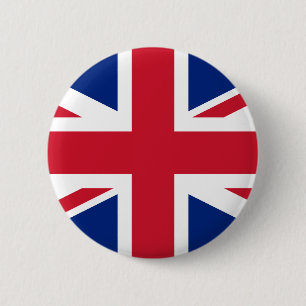 United Kingdom National Flag 6 Cm Round Badge