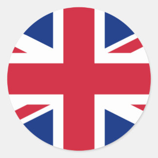 United Kingdom National Flag Classic Round Sticker