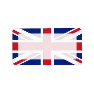 United Kingdom National Flag Label