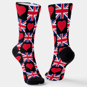 United Kingdom National Flag UK Pride Patriotic Socks