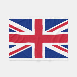 United Kingdom National World Flag Fleece Blanket