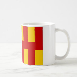 United Kingdom Northumberland Flag Coffee Mug