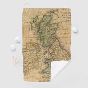 United Kingdom of England, Scotland and Ireland Golf Towel