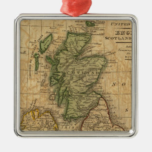 United Kingdom of England, Scotland and Ireland Metal Tree Decoration