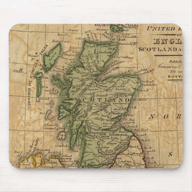 United Kingdom of England, Scotland and Ireland Mouse Mat (Front)