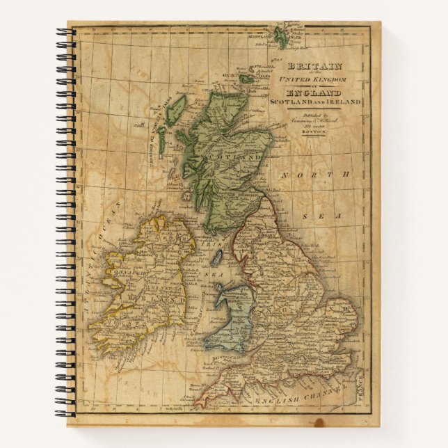 United Kingdom of England, Scotland and Ireland Notebook (Front)