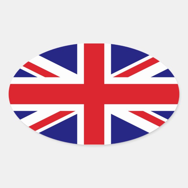 UNITED KINGDOM OVAL STICKER (Front)