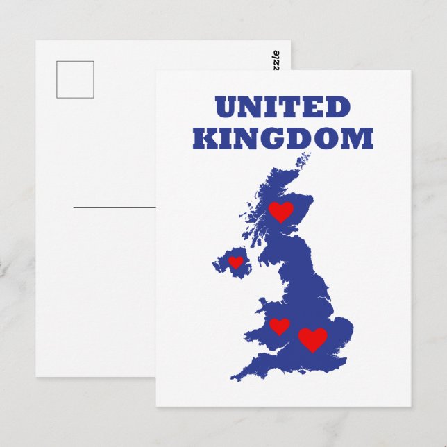 United Kingdom Postcard (Front/Back)