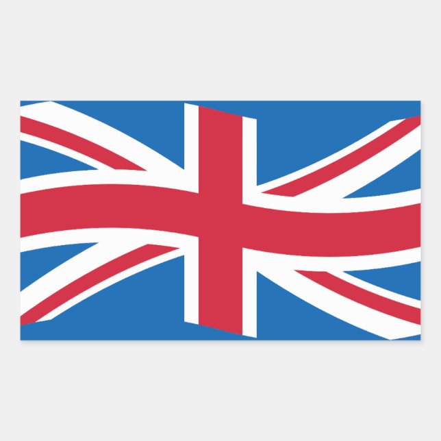 United kingdom rectangular sticker (Front)