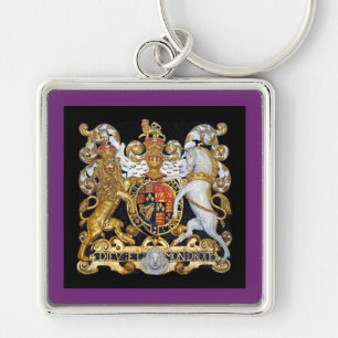 United Kingdom Royal Coat of Arms. Key Ring