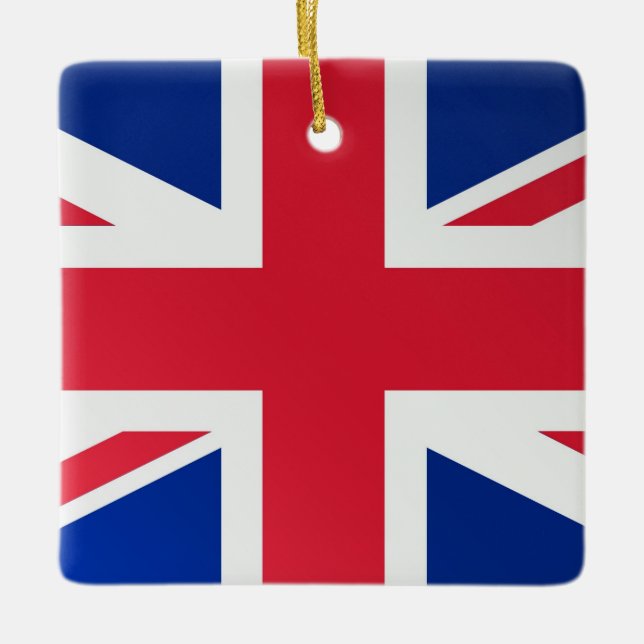 United Kingdom Square Ornament (Front)