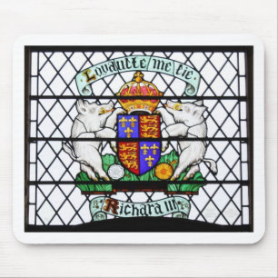 UNITED KINGDOM STAINED GLASS RICHARD III MOUSE MAT