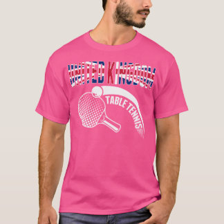 United Kingdom Table Tennis Lovers Support British T-Shirt