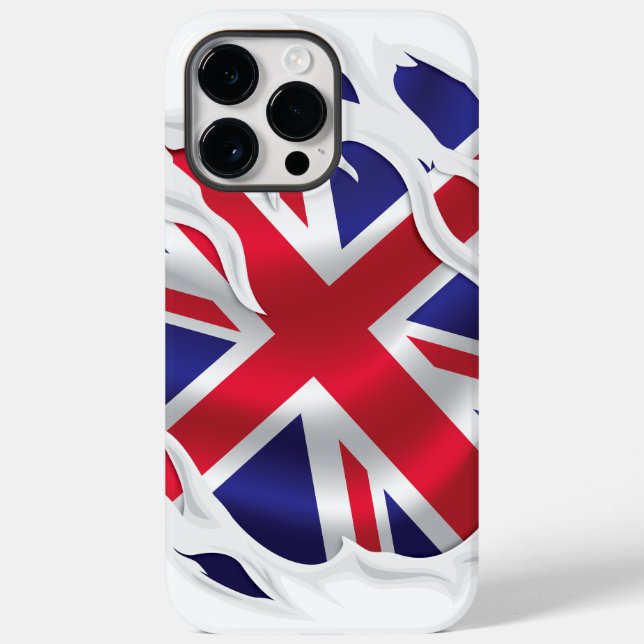 United Kingdom Under The Skin Flag Case-Mate iPhone Case (Back)
