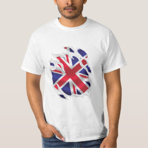 United Kingdom Under The Skin Flag T-Shirt