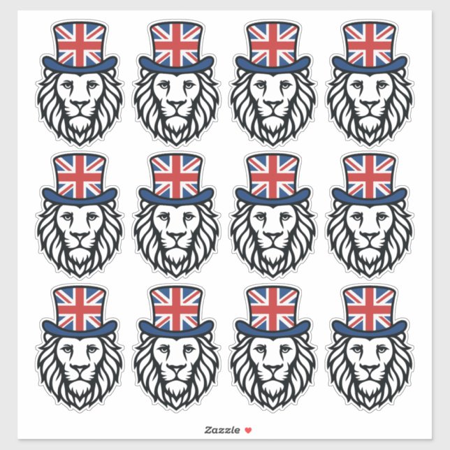 United Kingdom Union Flag Lion (Sheet)
